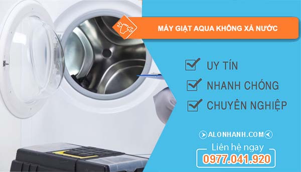 máy giặt aqua không xả nước