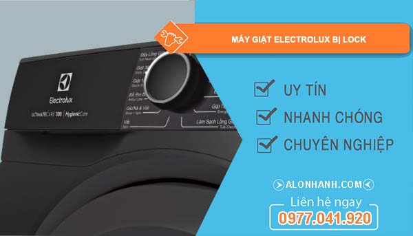máy giặt electrolux bị lock