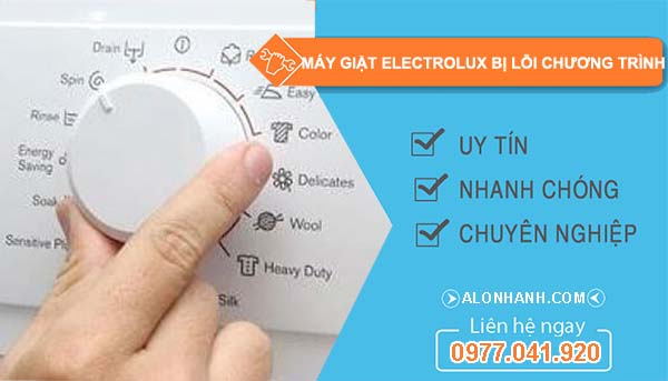 máy giặt electrolux bị lỗi chương trình