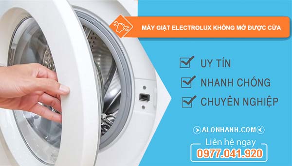 máy giặt electrolux không mở được cửa