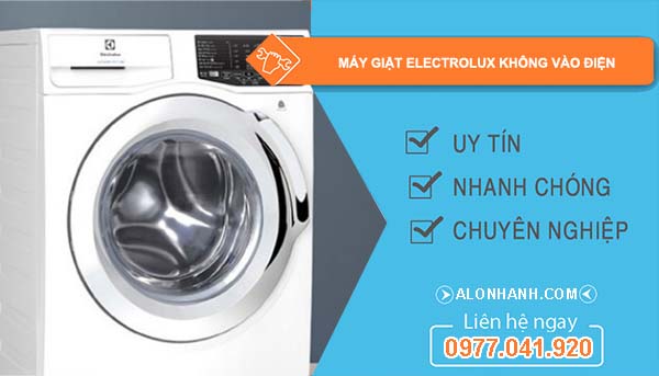máy giặt electrolux không vào điện