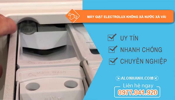 máy giặt electrolux không xả nước xả vải