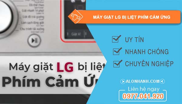 máy giặt lg bị liệt phím cảm ứng