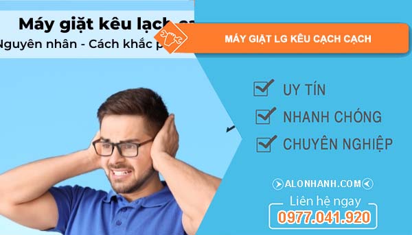 máy giặt lg kêu cạch cạch