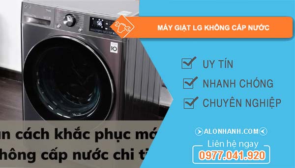máy giặt lg không cấp nước