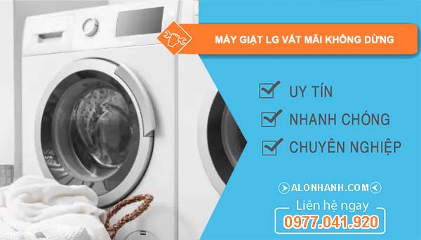 máy giặt lg vắt mãi không dừng