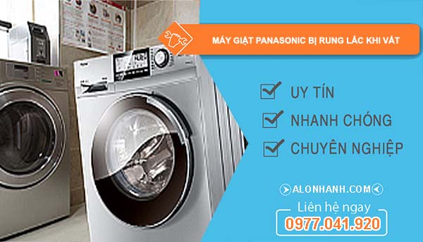 máy giặt panasonic bị rung lắc khi vắt