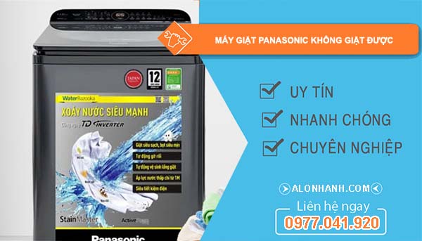 máy giặt panasonic không giặt được