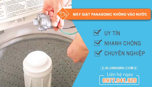 máy giặt panasonic không vào nước