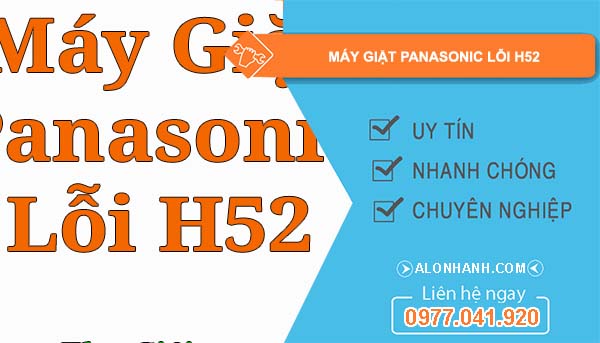 máy giặt panasonic lỗi h52