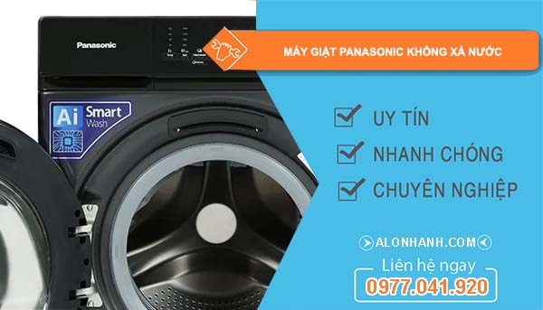 máy giặt panasonic không xả nước