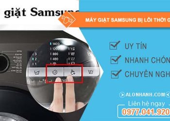 máy giặt samsung bị lỗi thời gian