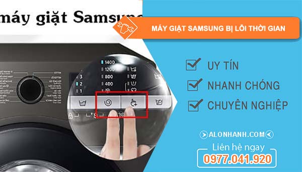 máy giặt samsung bị lỗi thời gian