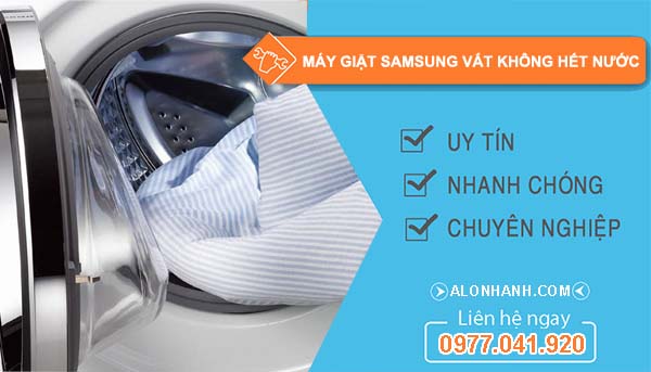 máy giặt samsung vắt không hết nước
