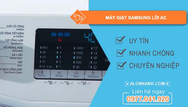 máy giặt samsung lỗi ac