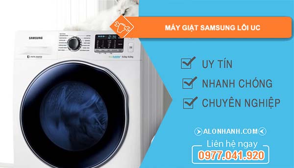 máy giặt samsung lỗi uc