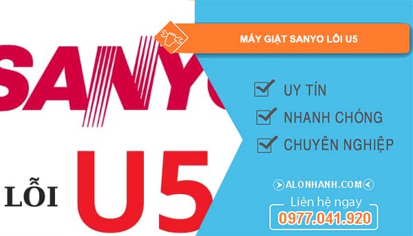 máy giặt sanyo lỗi u5