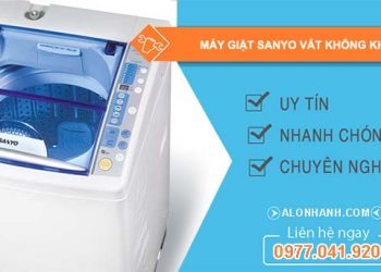 máy giặt sanyo vắt không khô