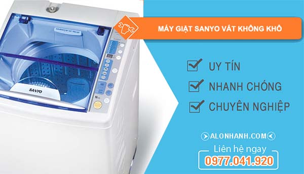 máy giặt sanyo vắt không khô