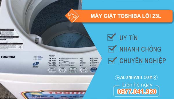 máy giặt toshiba lỗi 23l 