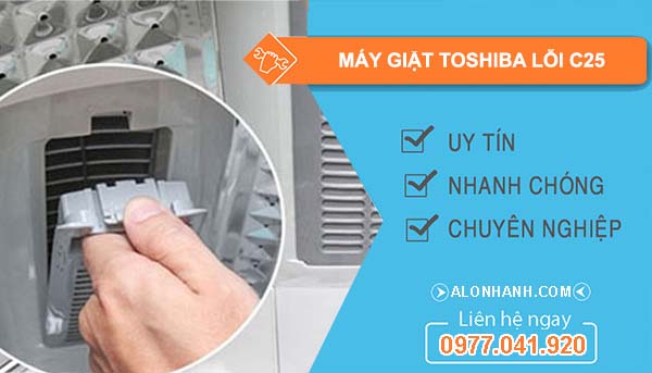 máy giặt toshiba lỗi c25
