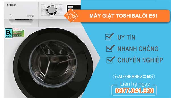 máy giặt toshiba lỗi e51