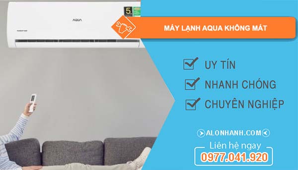 máy lạnh aqua không mát
