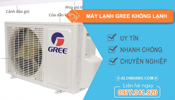 máy lạnh gree không lạnh