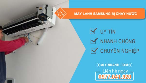 máy lạnh samsung bị chảy nước