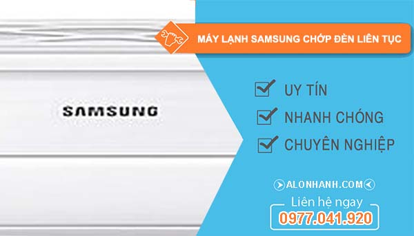 máy lạnh samsung chớp đèn liên tục