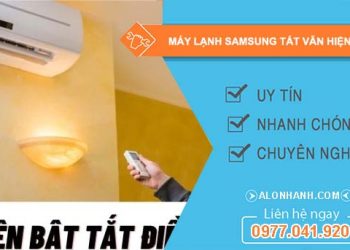 máy lạnh samsung tắt vẫn hiện số 1