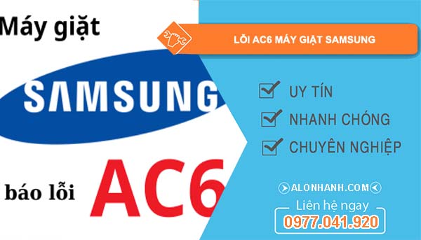nguyên nhân lỗi ac6 máy giặt samsung