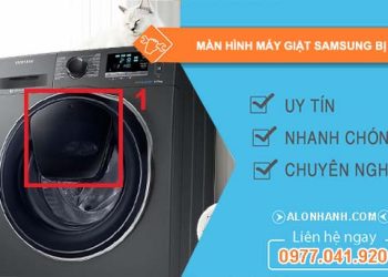 nguyên nhân màn hình máy giặt samsung bị mờ