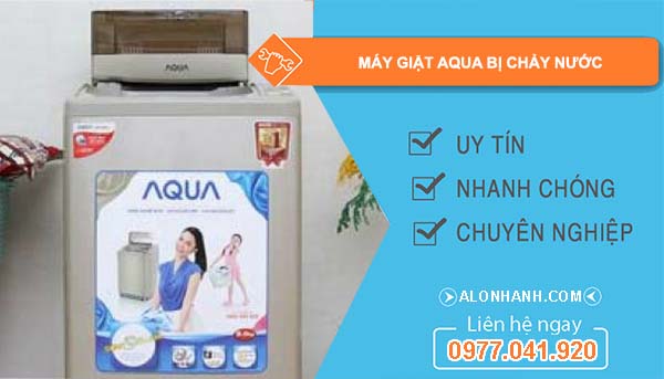 nguyên nhân máy giặt aqua bị chảy nước