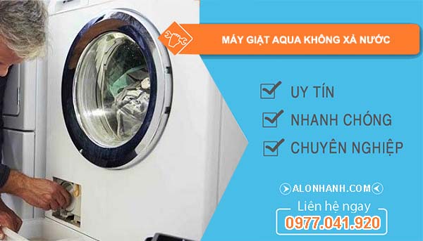 nguyên nhân máy giặt aqua không xả nước