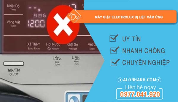 nguyên nhân máy giặt electrolux bị liệt cảm ứng
