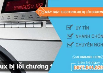 nguyên nhân máy giặt electrolux bị lỗi chương trình