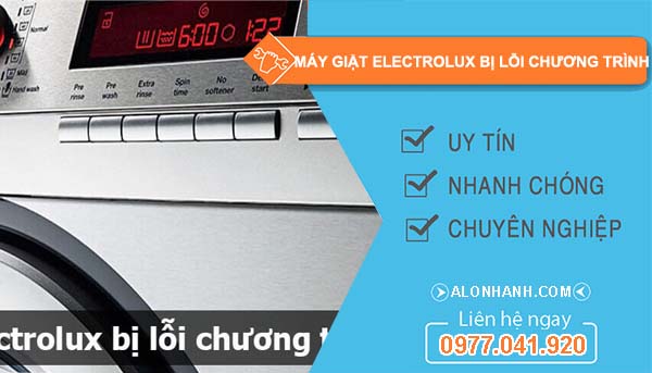 nguyên nhân máy giặt electrolux bị lỗi chương trình