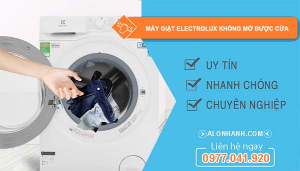 nguyên nhân máy giặt electrolux không mở được cửa