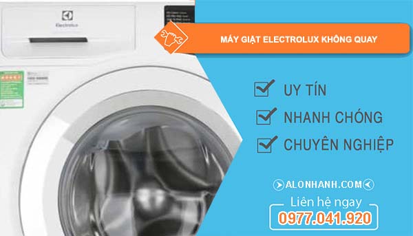 nguyên nhân máy giặt electrolux không quay