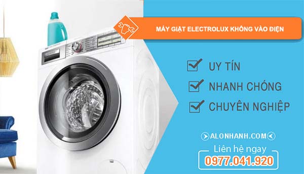 nguyên nhân máy giặt electrolux không vào điện