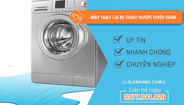 nguyên nhân máy giặt lg bị chảy nước dưới gầm
