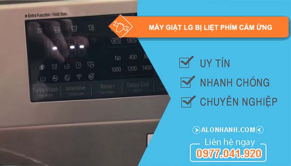 nguyên nhân máy giặt lg bị liệt phím cảm ứng