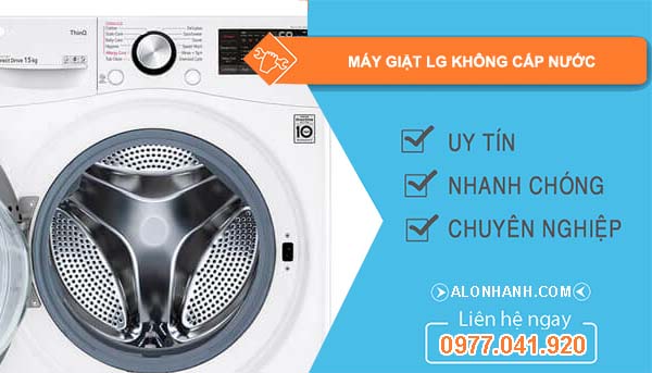 nguyên nhân máy giặt lg không cấp nước