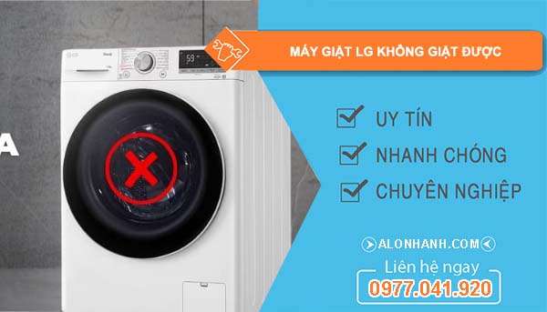 nguyên nhân máy giặt lg không giặt được