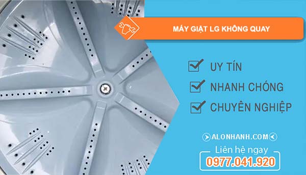 nguyên nhân máy giặt lg không quay