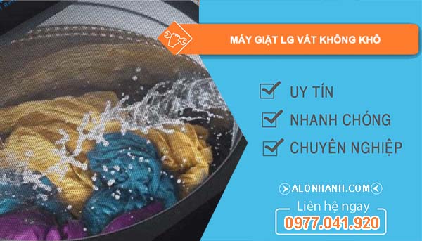 nguyên nhân máy giặt lg vắt không khô