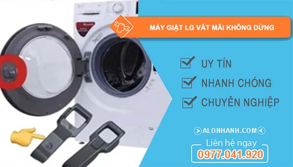 nguyên nhân máy giặt lg vắt mãi không dừng