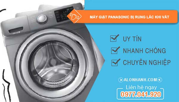 nguyên nhân máy giặt panasonic bị rung lắc khi vắt