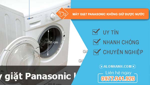 nguyên nhân máy giặt panasonic không giữ được nước
